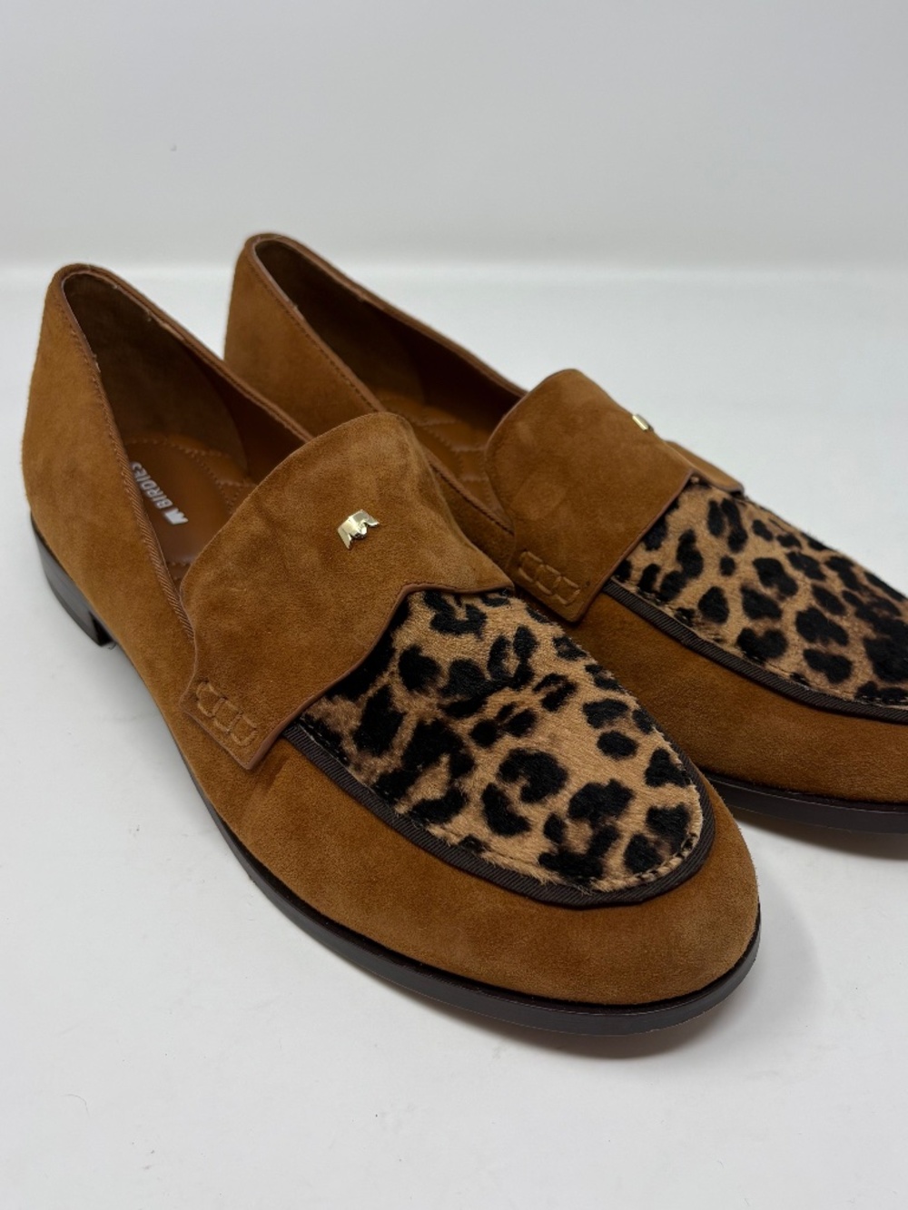Birdies Starling 20 Leopard Print Haircalf Loafers